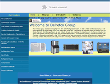 Tablet Screenshot of delrefco.com